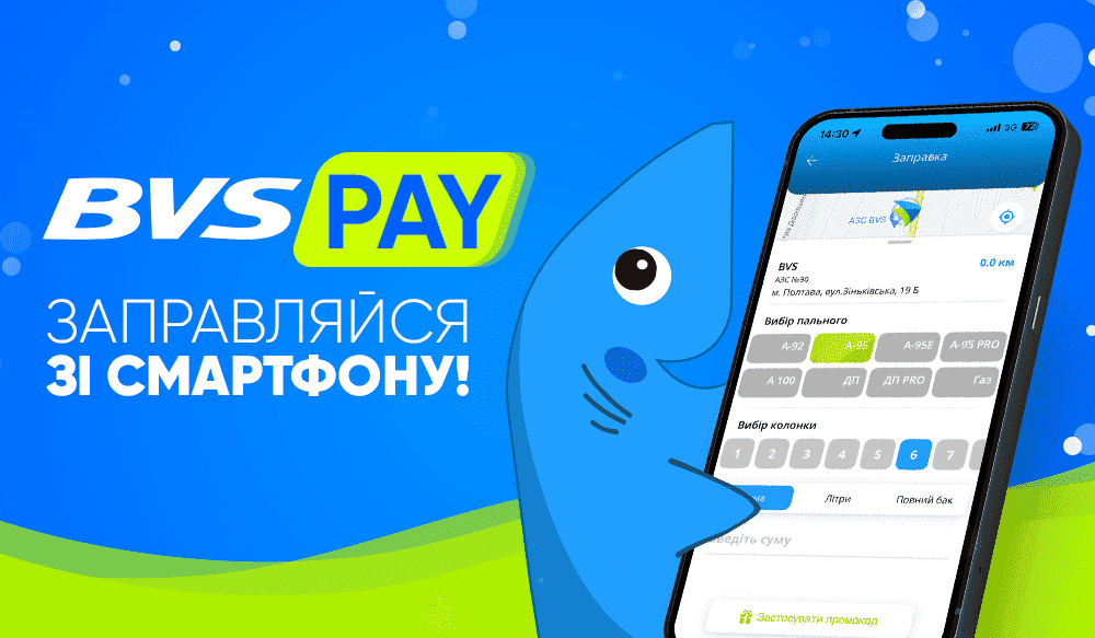 Мгновенная заправка BVS PAY